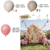 elvesmall Boho Dusty Retro Pink Balloons Garland Arch Kit Bride Wedding Birthday Party Decoration Girls Baby Shower Rose Gold Ballon Chain