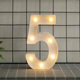 elvesmall  Creative DIY Luminous LED Letter Lights 26 English Alphabet Light for Holiday Home Wedding Birthday Christmas Party Decorations