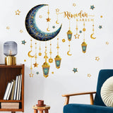 elvesmall Eid Window Stickers Ramadan Decoration Eid Mubarak Decor for Home  Ramadan Kareem Islam Muslim Party Supplies Eid Al-fitr