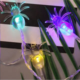 elvesmall  1.5m 10Led Halloween Pumpkin Ghost Skeletons Bat Spider Led Light String Festival Bar Home Party Decor Halloween Ornament