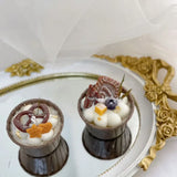 elvesmall Velas Aromáticas Perfumadas Candles Gifts for Guests Wedding Candles In Glass with Cover Candle for Home Decorations