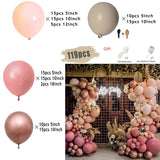 elvesmall Boho Dusty Retro Pink Balloons Garland Arch Kit Bride Wedding Birthday Party Decoration Girls Baby Shower Rose Gold Ballon Chain