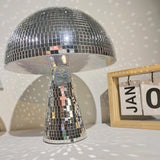 elvesmall Mushroom Disco Ball For Home Decorations Party Decor Mirror Disco Ball Mushroom Shape Wedding Decoration Disco Ball Home Decor