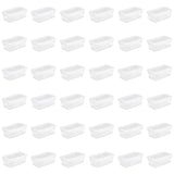 elvesmall 6 Qt. Storage Box Plastic, White, Set of 36  Home Organizer Storage Organizer Shoe Organizer and Storage