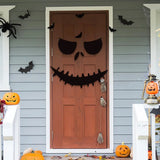 elvesmall Halloween Decoration Room Door Stickers Window Decor Skeleton Hand Pumpkin DIY Devil Witch Hat Glass Window Stickers Ghost