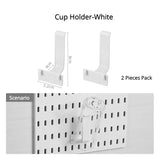 elvesmall Pegboard Wall Panels Pegboard Wall Organizer Mounting Display Diy Pegboard Kit Tool Storage Panel Board Rack Bathroom Kitchen