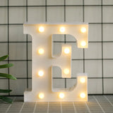 elvesmall  Creative DIY Luminous LED Letter Lights 26 English Alphabet Light for Holiday Home Wedding Birthday Christmas Party Decorations