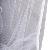 elvesmall Netting Polyester Bedding Canopy Queen King Mosquito Net Decoration Post Bed White Dustproof 4 Corner Full Size Curtain Home