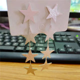 elvesmall Beautiful Stars Long Earrings For Women Unique Statement New Fashion Jewelry Wholesale