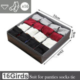 elvesmall Closet Organizer Underwear Drawer Organizer Socks Bra Clothing Storage Box Wardrobe Organizer Clothes Cabinet Drawer Organizers