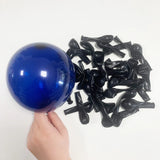 elvesmall 10/20/30pcs Navy Blue Balloons Skin Brown White Sand Latex Balloon Baby Shower Decor Birthday Party Wedding Decoration Supplies