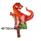 elvesmall  Mini Tyrannosaurus Rex Aluminum Film Balloon Party Children's Birthday Party Dinosaur Decoration Balloon