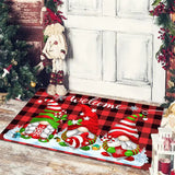 elvesmall Christmas Decoration Floor Mat Entrance Door Bedroom Bath Toilet Anti Slip Mat Carpet 2024 Merry Christmas Navidad New Year Gift