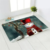 elvesmall  Christmas Decoration Rug Mat for Home Christmas Doormat Navidad Ornament New Year 2024 Gifts Xmas Party Decor Natal Noel