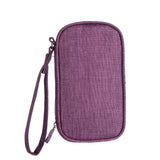 elvesmall 3 Tier Portable Wire USB Line Holder Bag Travel Power Bank Earphone Line Organizer Box Mouse Charging Line Storage Ziplock Bag