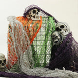 elvesmall  Black Creepy Cloth Spooky Fabric Cloth Festival Decor For Haunted House Horror Party Doorway Outdoors Decoration Hanging Pendant