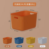 elvesmall Large Capacity Sundries Storage Box Cosmetics Toys Snacks Clothes Storage Basket Plastic Household Wardrobe Organizer