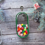 elvesmall 10CM Doll Display Storage Bags Transparent Doll Organizer Boxes Plush Doll Storage Pouches Clear Keychain Wallet Bag Mystery Box