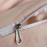 elvesmall Ins Wind New Plain Color Bed Products Four-piece Wash Cotton Naked Sleeping Solid Color Quilt Set Sheets Three-piece Bedding
