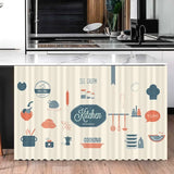 elvesmall Cabinet Kitchen Curtain Dustproof Cupboard Wardrobe Cover Durable Self-Adhesive Cabinet Curtain Wardrobes Bookcases cortinas