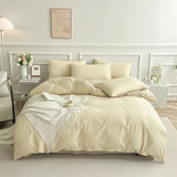 elvesmall New Solid Color Single Duet Cover Without Print Wind Dual All-quilted Cover Without Pillowcase 160x210 180x220 220x240 Bedding