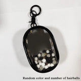 elvesmall 10CM Doll Display Storage Bags Transparent Doll Organizer Boxes Plush Doll Storage Pouches Clear Keychain Wallet Bag Mystery Box