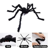 elvesmall Horror Halloween Spider Web Giant Stretchy Cobweb for Yard Outdoor Haunted House Bar Decoration Supplies Halloween Party Props