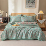 elvesmall  Stitch Bed duvets Cotton gauze Bed linen Comforter bedding set Jacquard summer Blanket Double bed quilt bedspreads and coverlets