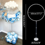 elvesmall 1/2 set Latex Balloon Holder Balloons Stand Column Metallic Balloons Baby Shower Kids Birthday Party Wedding Decoration Supplies