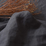 elvesmall Pure Organic Flax Linen Bedding Set, Including Duvet Cover and 2 Pillow Cover, Bed Linens, Button Or Zipper Quilt Cover King