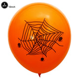 elvesmall Halloween Balloons Inflatable Ghost Tree Pumpkin Terror Blood Eyes Skeleton men Spider Halloween Foil Balloons Party Decorations