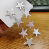 elvesmall Beautiful Stars Long Earrings For Women Unique Statement New Fashion Jewelry Wholesale