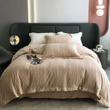 elvesmall -  High End Autumn Winter Warm Queen Bedding Set Maternal and Child Safety Duvet Cover Set King Size Quilt Cover Sheets Pillowcase