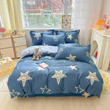 elvesmall Green Leaves Floral Duvet Cover Bedding Set 100% Cotton for Teen Girls Garden Botanical Comforter Cover for All Season Bedroom