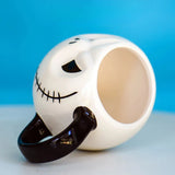 elvesmall Halloween Prank Ceramic Water Mug for Children  Cartoon Coffee Milk  Pumpkin Shape Holiday Gift Christmas