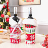 elvesmall Christmas Wine Bottle Cover Merry Christmas Decorations For Home  Cristmas Ornament Xmas Navidad Gifts New Year