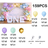 elvesmall Pink Blue Balloon Garland Arch Kit Baby Shower Birthday Party Decoration Latex Balloon Wedding Anniversary Confetti Decor Globos