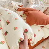 elvesmall Maternal And Baby Grade Class A Pure Cotton Foam Four Piece Set For Student Dormitories, Bed Sheets, Bed Sheets, Bedding Sets