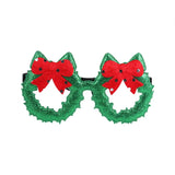 elvesmall Christmas Headbands cute Reindeer Antlers Xmas Tree Glasses Frame for Kids Adults Gift Noel Navidad new year Photo Booth props
