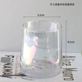 elvesmall Glass Jar for  Aromatherapy DIY Candle Making Kit Candle Container Wholesale Clear Color Home Decoration Volum 130g