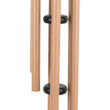 elvesmall Wind Chimes Wood Metal Outdoor Wind Chime Wall Hanging Decor Home Decoration Crafts Garden