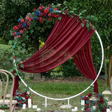 elvesmall 1.8M Roses Vines Eucalyptus Leaves Simulation Flowers Wedding Party Arch Decoration Soft Fake Silk PVC Artificial Flowers Vines