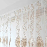 elvesmall Luxury Pearls Velvet Curtain for Living Room Embroidery Voile Drape Lace Wave Bottom Study Window Bedroom Custom