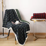 elvesmall Red Christmas Throw Blanket Fuzzy Fluffy Cozy Soft Blanket Fleece Flannel Plush Bedding Couch Cabin Decorative for Bed Sofa
