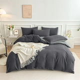 elvesmall New Solid Color Single Duet Cover Without Print Wind Dual All-quilted Cover Without Pillowcase 160x210 180x220 220x240 Bedding