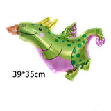 elvesmall  Mini Tyrannosaurus Rex Aluminum Film Balloon Party Children's Birthday Party Dinosaur Decoration Balloon