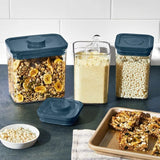 elvesmall 3/5-Piece POP Container Everyday Set - Storm Blue ,Stickers Storage Box, Storage , Organizer