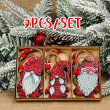 elvesmall Christmas Wooden Pendant Merry Christmas Decorations for Home  Navidad Christmas Tree Ornaments Xmas Gifts New Year