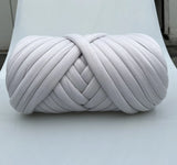 elvesmall  Chunky Cotton Yarn for Arm Knitting Crochet Super Saver Jumbo Giant Bulky Premier Yarn for Making Pets House Blanket DIY Home