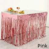 elvesmall New 4/2/1Pack Table Skirt Wedding Decoration Table Birthday Party Decor Table Skirt Birthday Decoration Tablecloths For Party